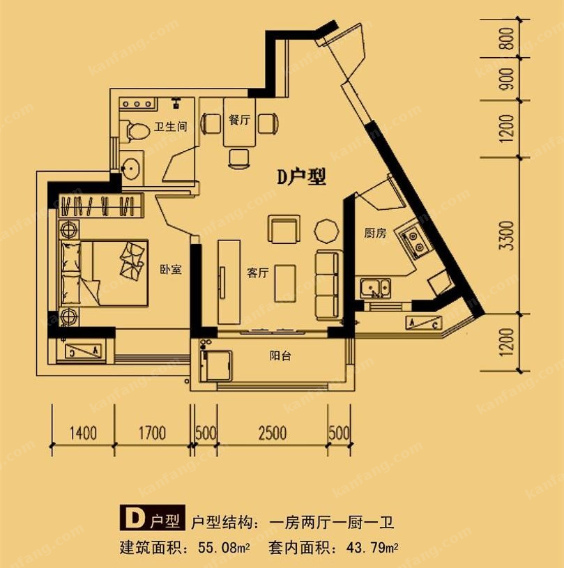 温泉雅苑D户型