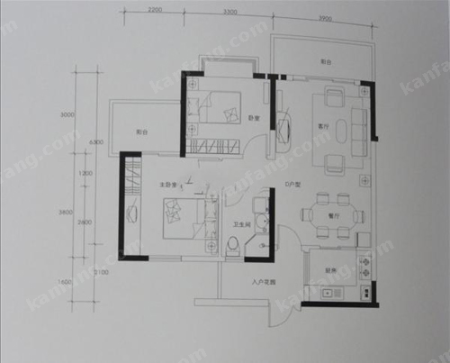 天澤湖畔戶型圖 