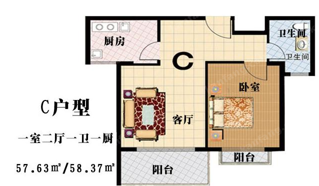 玉泉花園C戶型