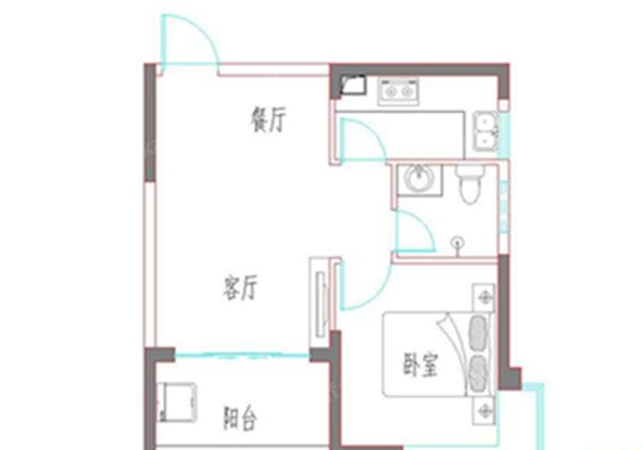 東方壹號(hào)公館48.9㎡戶型