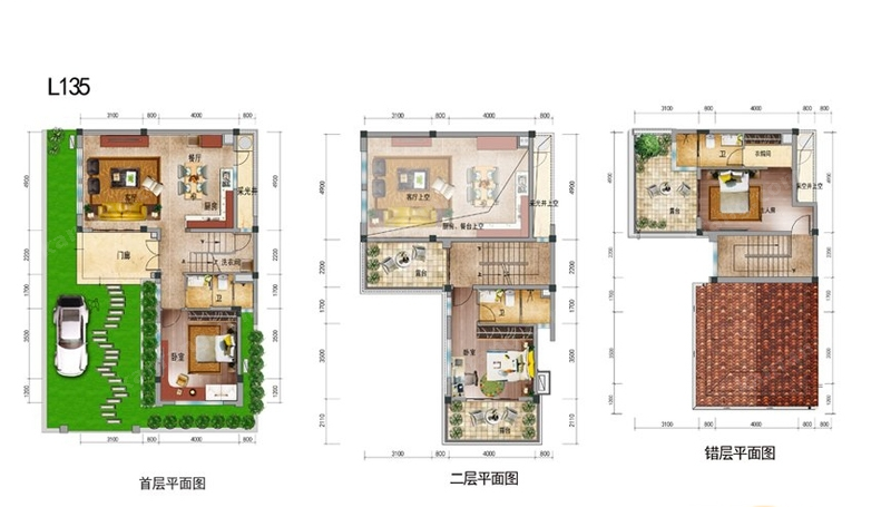 碧桂園清泉城L135戶型圖