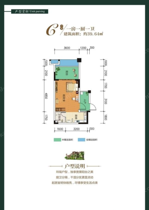 萬寧陽光熙園戶型圖C戶型 