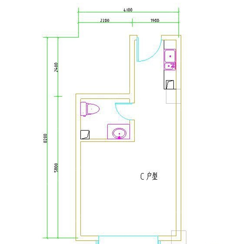 瑞佳花園美匯城C戶型圖