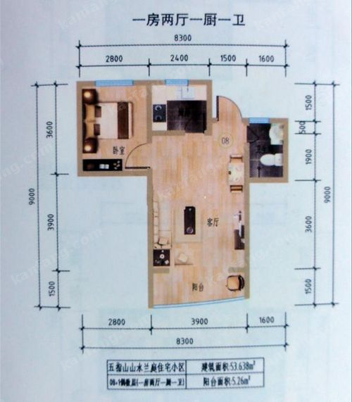 山水兰庭户型图 