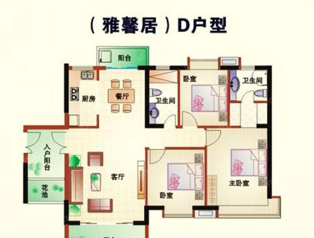 东方豪苑5#楼D户型