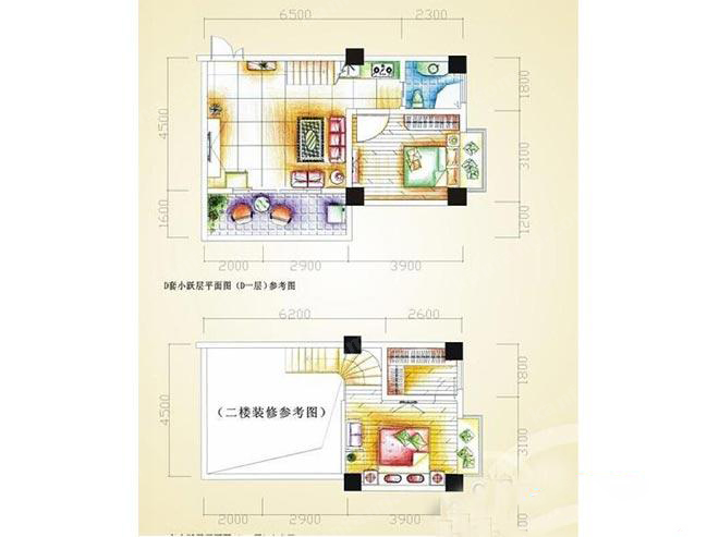 汇丰国际度假公寓户型图