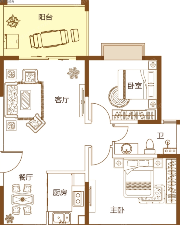 萬(wàn)泉河經(jīng)典C2戶型圖