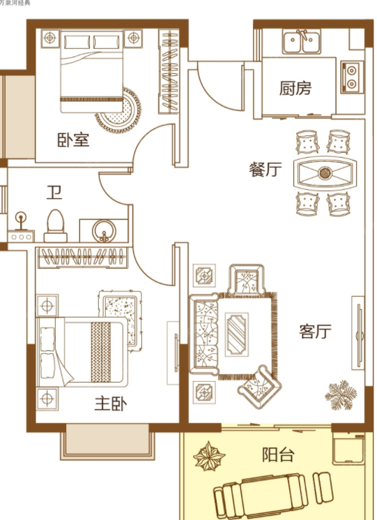 萬(wàn)泉河經(jīng)典C1戶型圖