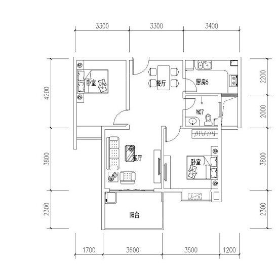 金沙大廈B2戶型圖