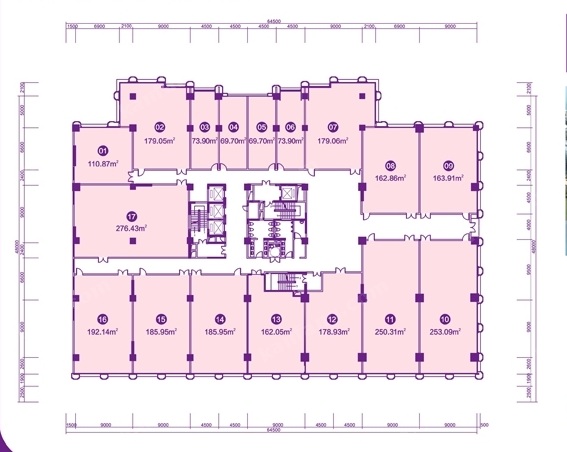 喜盈门建材家具生活广场2层平面图
